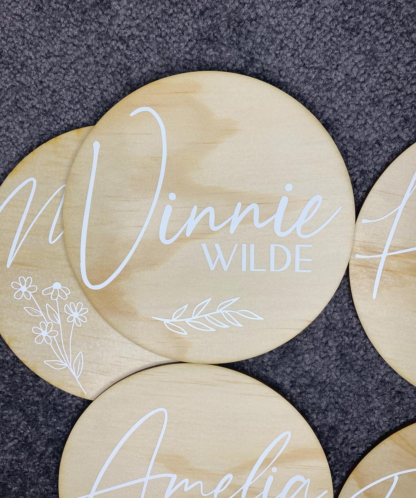 Baby Name Plaque