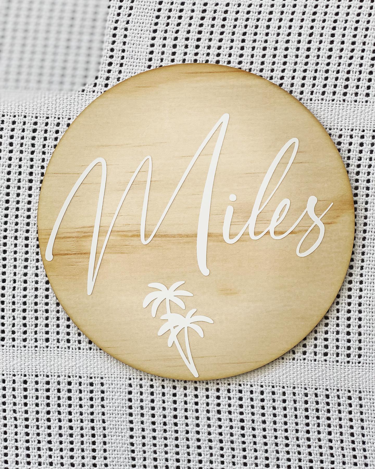 Baby Name Plaque
