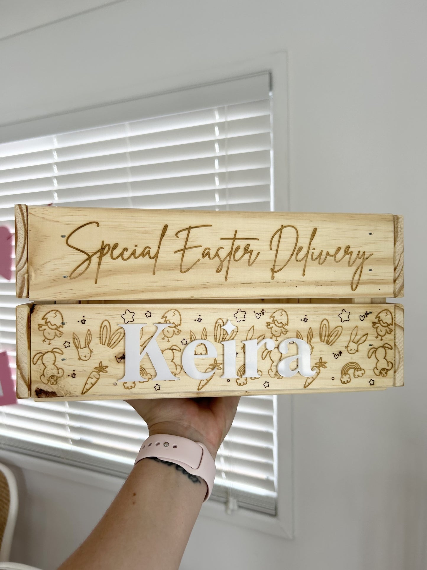 Personalised Small Easter Crate
