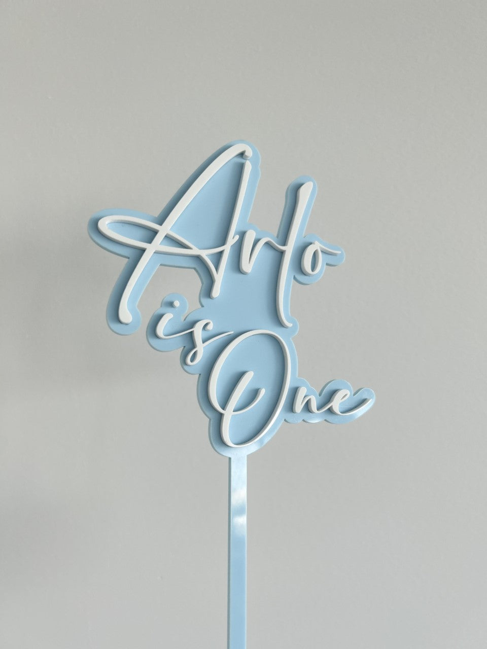 Personalised First Birthday Cake Topper