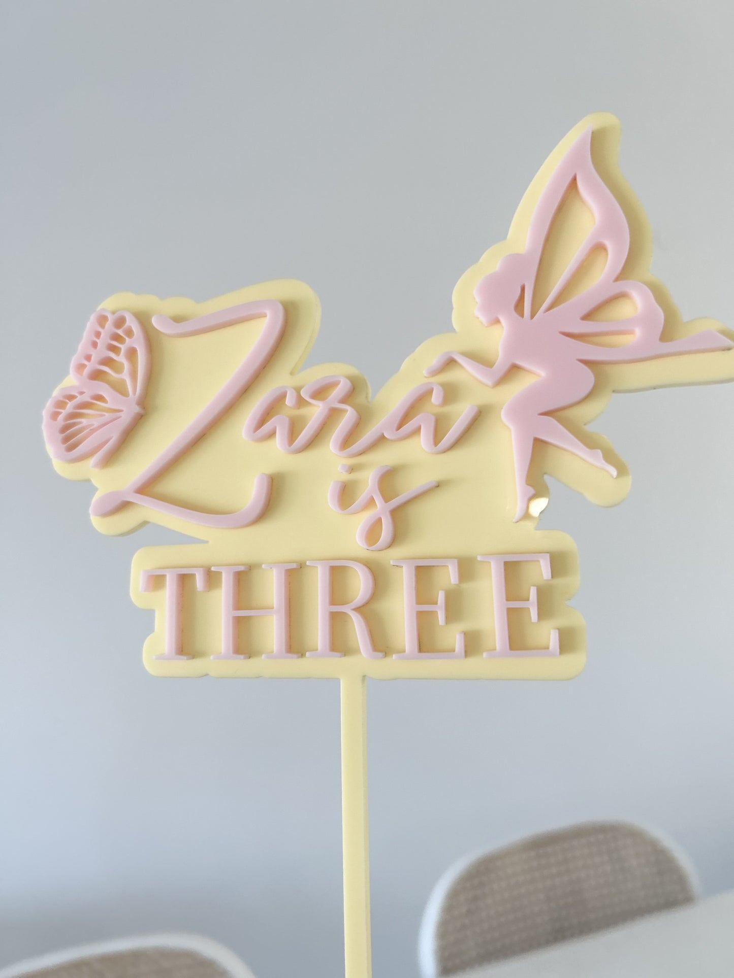 Fairy and Butterfly Cake Topper