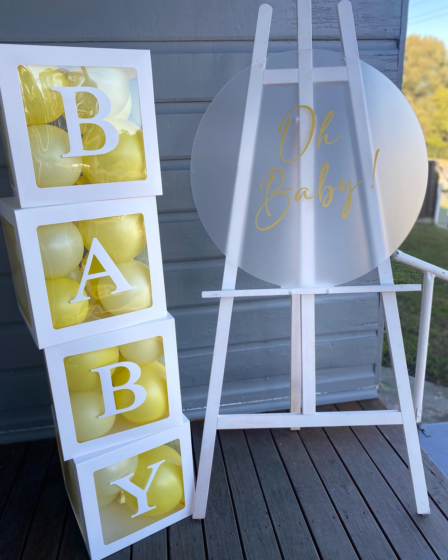 Acrylic Sign and Easel Hire