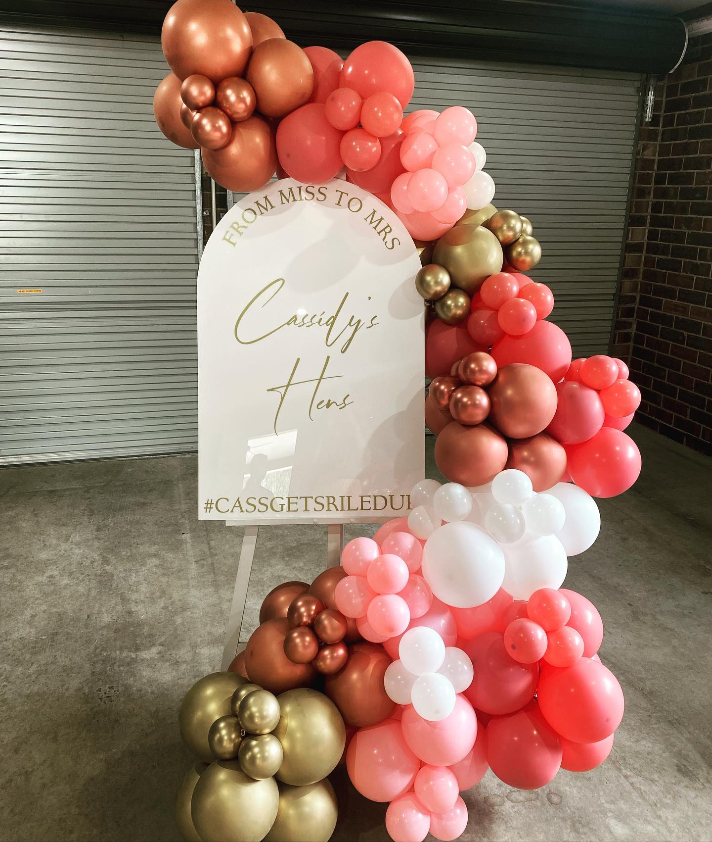 Personalised Acrylic Sign with Garland