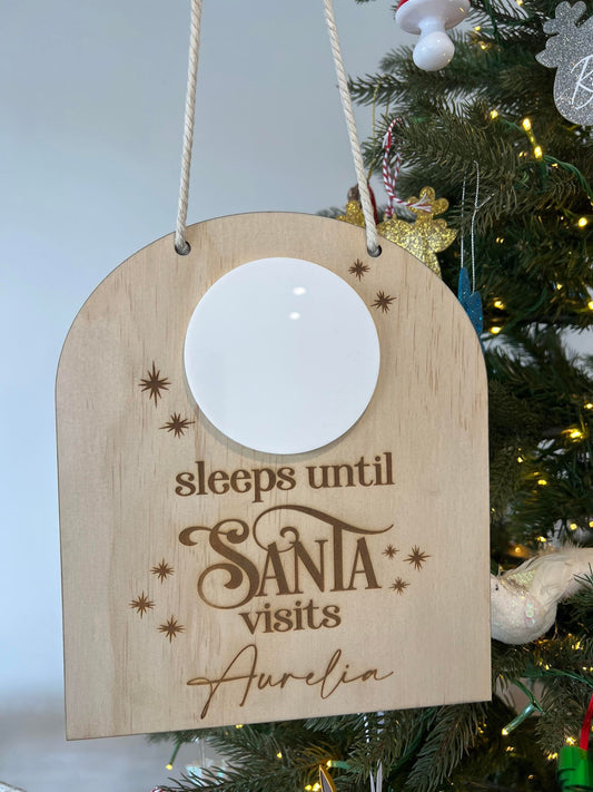 Personalised Count Down to Santa