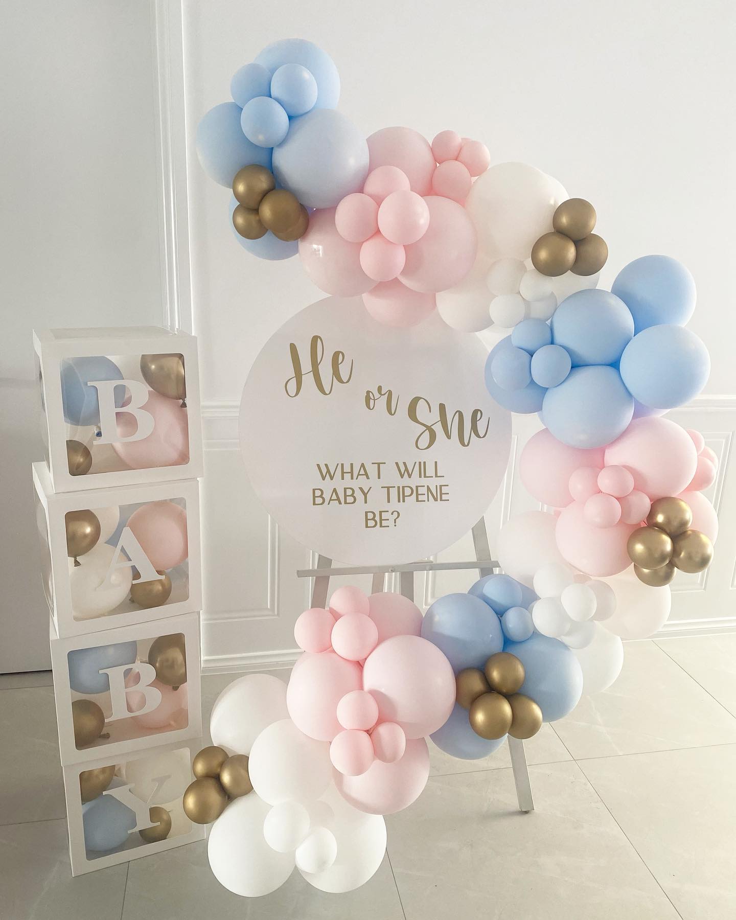Personalised Acrylic Sign with Garland