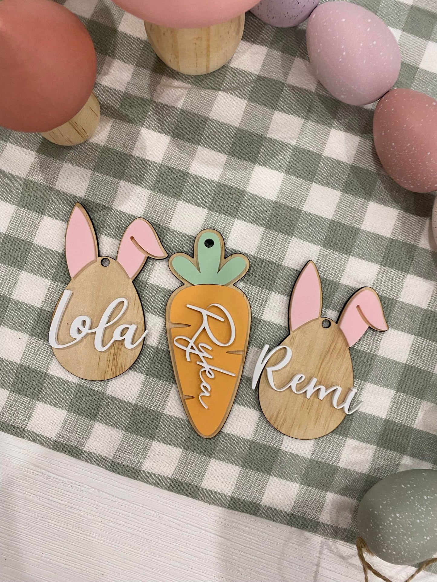 Personalised Easter Bunny Tag