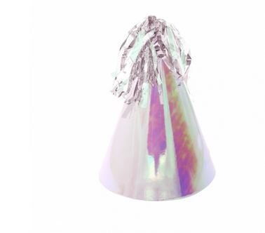 Iridescent Tassel Party Hats (10 Pack)
