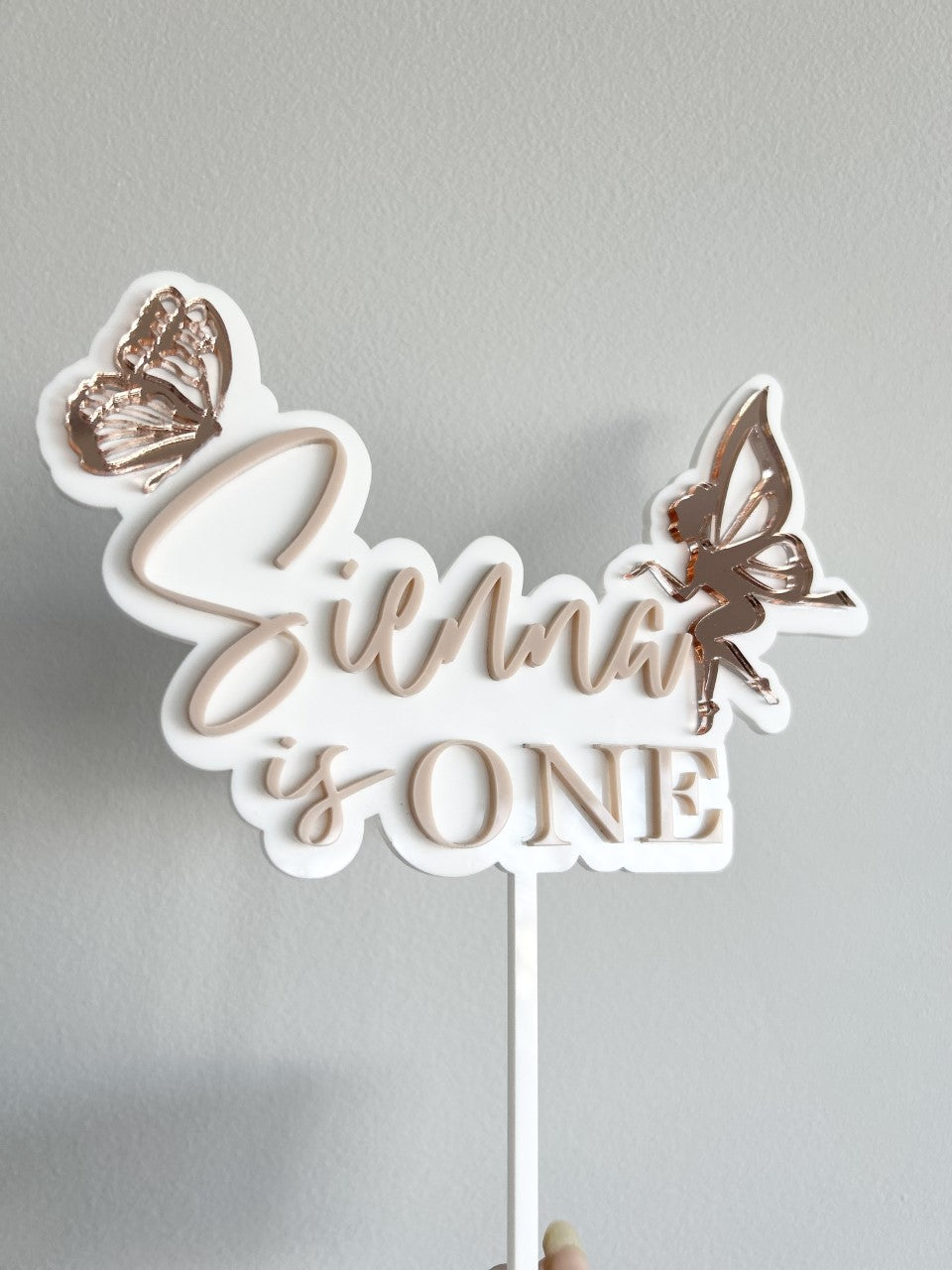 Fairy and Butterfly Cake Topper