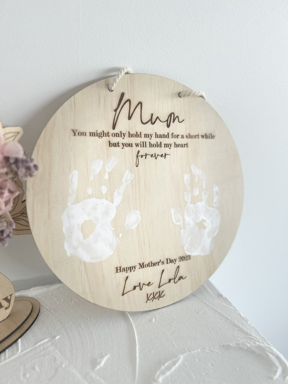 Mother's Day Personalised Hand or Drawing Plaque