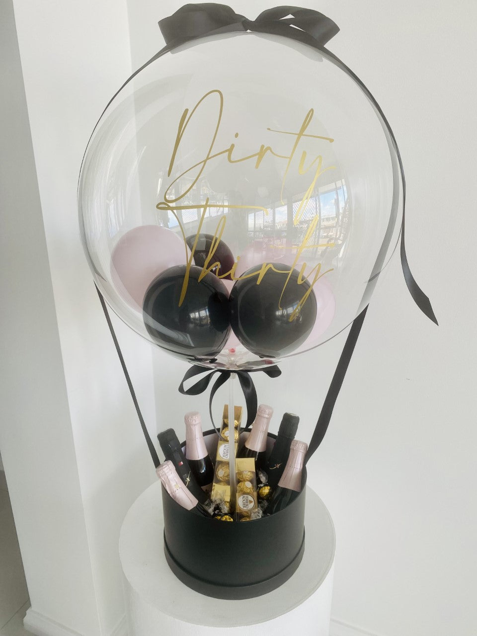 Champas and Chocolate Balloon Gift