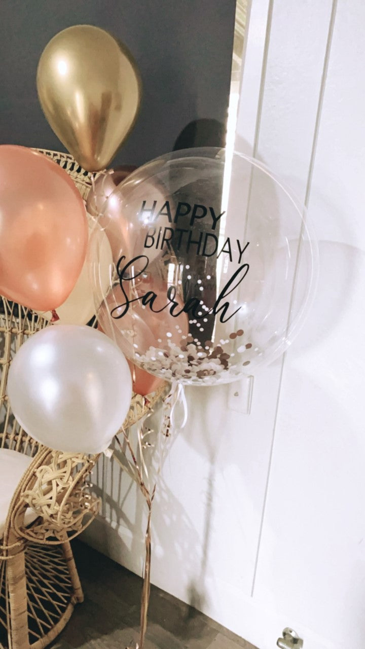 Large Bubble Balloon Bouquet – Chaos and Petals